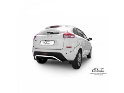 Защита заднего бампера Arbori d42 "скоба" LADA XRAY 2016- от ARBORI Защита заднего бампера Arbori d42 "скоба" LADA XRAY 2016-