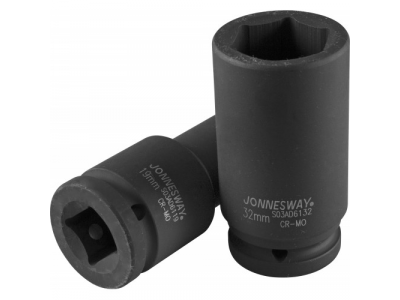 Головка торцевая ударная глубокая 3/4"DR, 22 мм, S03AD6122 JONNESWAY от JONNESWAY Головка торцевая ударная глубокая 3/4"DR, 22 мм, S03AD6122 JONNESWAY