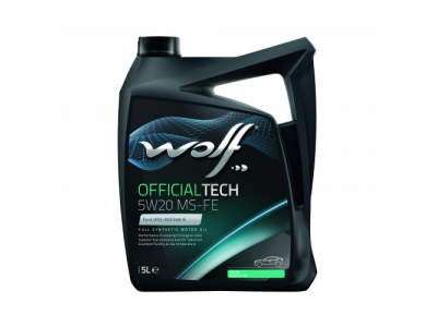 Моторное масло WOLF OFFICIALTECH 5W20 MS-FE 5L