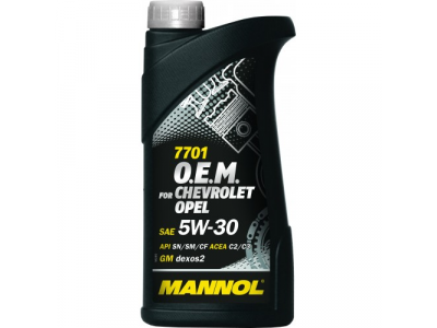 MANNOL 7701 O.E.M. 5W-30 for Chevrolet Opel 1L