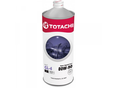Масло трансмиссионное TOTACHI Super Hypoid Gear GL-4 п\синт 80W90 1л