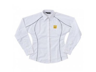 Женская рубашка с длинным рукавом Renault Ladies Longsleeved Shirt White от Renault Женская рубашка с длинным рукавом Renault Ladies Longsleeved Shirt White