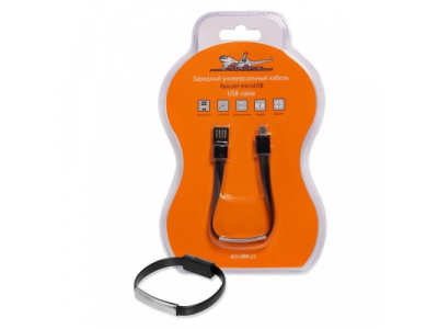 Зарядный универсальный кабель-браслет microUSB