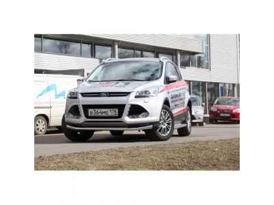 Защита переднего бампера труба d60 Premium высокая,Ford Kuga 2013-, FKUG.48.1724 от SOUZ96 Защита переднего бампера труба d60 Premium высокая,Ford Kuga 2013-, FKUG.48.1724
